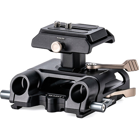 Height-Adjustable Arca-Type 15mm LWS Baseplate (Black) Image 0