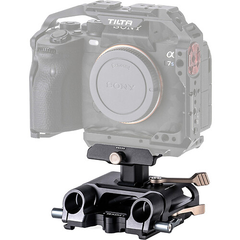 Height-Adjustable Arca-Type 15mm LWS Baseplate (Black) Image 3