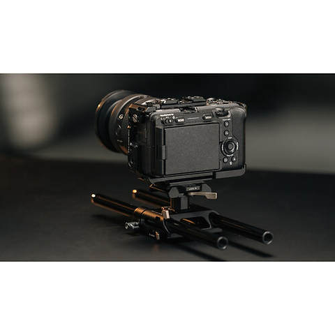 Height-Adjustable Arca-Type 15mm LWS Baseplate (Black) Image 6