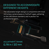 Height-Adjustable Arca-Type 15mm LWS Baseplate (Black) Thumbnail 10