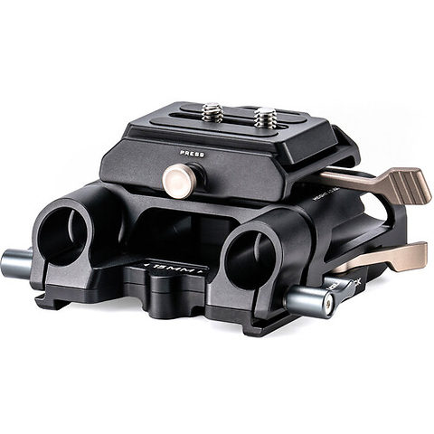 Height-Adjustable Arca-Type 15mm LWS Baseplate (Black) Image 2