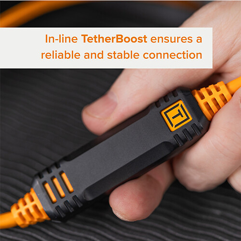 TetherPro Optima 10G Starter Tethering Kit (15', High-Visibility Orange) Image 4