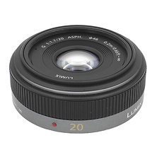 Lumix G 20mm f/1.7 ASPH Lens for Micro Four Thirds (Charcoal/Black) - Pre-Owned Image 0