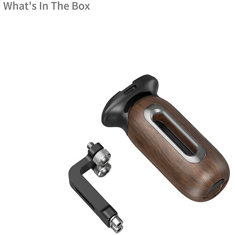 Wooden Side Handle with 1/4 in.-20 Screw Mounts Image 2