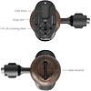 Wooden Side Handle with Two-in-One 1/4 in.-20 and 3/8 in.-16 Screw Thumbnail 3