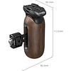 Wooden Side Handle with Two-in-One 1/4 in.-20 and 3/8 in.-16 Screw Thumbnail 1