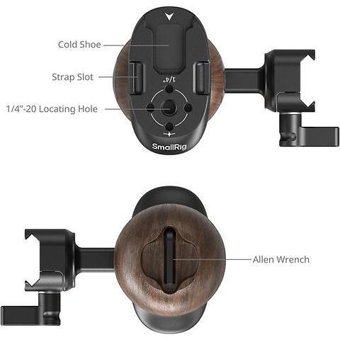 Wooden Side Handle with NATO Clamp Image 3