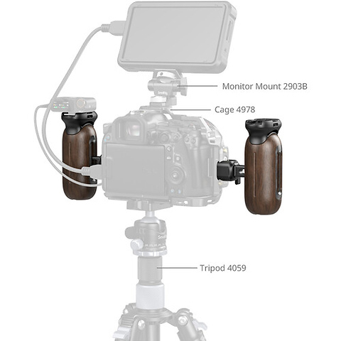 Wooden Side Handle with NATO Clamp Image 6