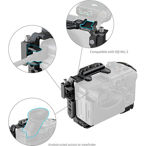 Basic Cage Kit with Rotating Top Handle for Sony FX2 Image 4