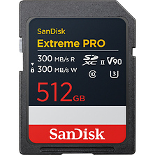 512GB Extreme PRO UHS-II SDXC Memory Card Image 0