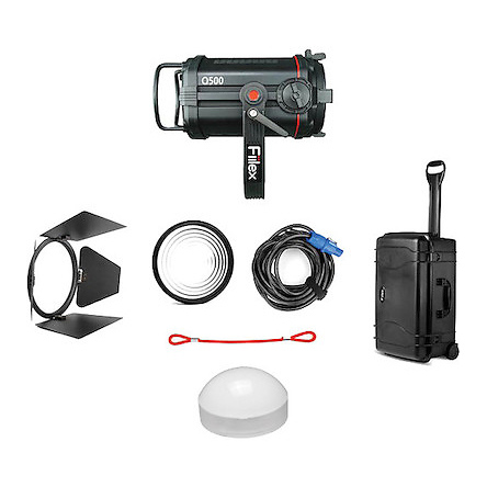 Q500-AC 5-inch Fresnel LED Travel Kit (With Hard Case) - Pre-Owned Image 1
