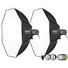 FJ400-SE 400Ws Strobe with FJ-X3 M Universal Trigger (2-Light Kit) Image 0