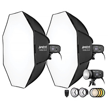 FJ400-SE 400Ws Strobe with FJ-X3 M Universal Trigger (3-Light Kit) Image 0