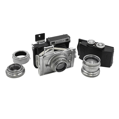 Makina III body w/7.3cm, 10cm & 19cm 3-Lenses 6x9 Back & Extras - Pre-Owned Image 3