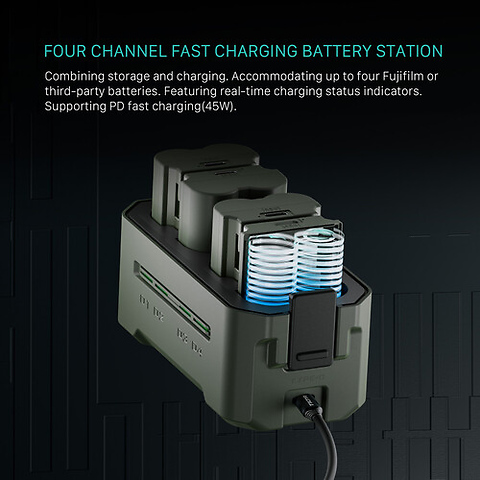 Portable Charging Station for NP-W235 Batteries Image 8