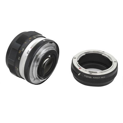 57mm f/1.4 Hexanon AR Mount with E-Mount Adapter Lens - Pre-Owned Image 2