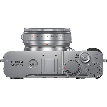 X-E5 Mirrorless Digital Camera with XF 23mm f/2.8 Lens (Silver)