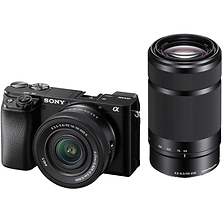 Alpha a6100 Mirrorless Digital Camera with 16-50mm II and 55-210mm Lenses (Black) Image 0