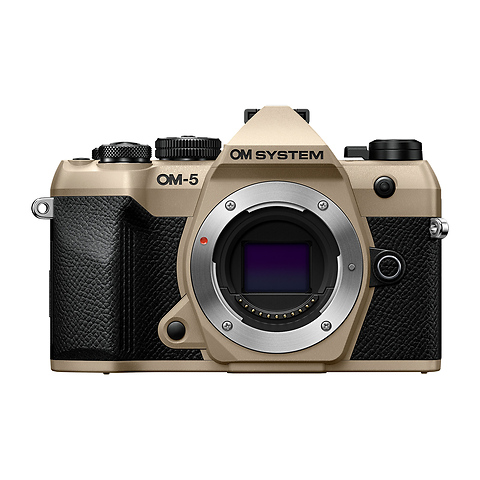 OM-5 Mark II Mirrorless Micro Four Thirds Digital Camera Body (Sand Beige) Image 0