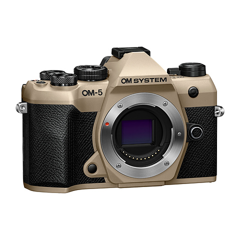 OM-5 Mark II Mirrorless Micro Four Thirds Digital Camera Body (Sand Beige) Image 1