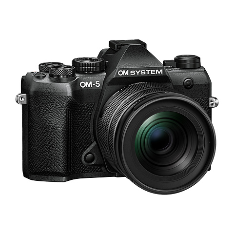 OM-5 Mark II Mirrorless Micro Four Thirds Digital Camera with 12-45mm f/4 PRO Lens (Black) Image 1
