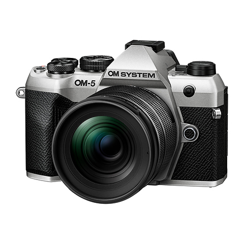 OM-5 Mark II Mirrorless Micro Four Thirds Digital Camera with 12-45mm f/4 PRO Lens (Silver) Image 3