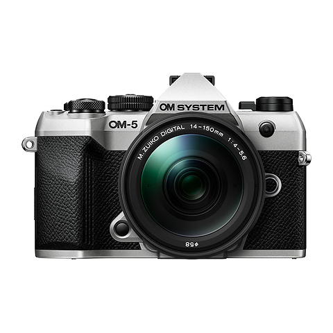 OM-5 Mark II Mirrorless Micro Four Thirds Digital Camera with 14-150mm f4.0-5.6 II Lens (Silver) Image 0