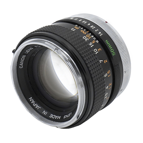 50mm f/1.4 FD Manual Focus Breech Lens Chrome Nose - Pre-Owned Image 0