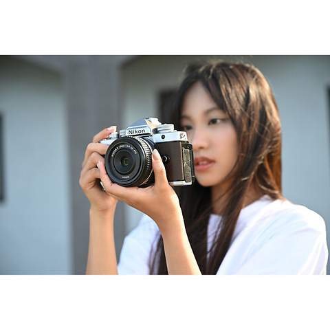 Z f Mirrorless Digital Camera Body (Silver & Sepia Brown) Image 7