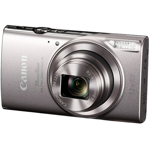PowerShot ELPH 360 HS A Digital Camera (Silver) Image 1