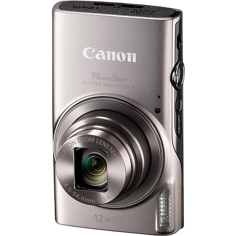 PowerShot ELPH 360 HS A Digital Camera (Silver) Image 2