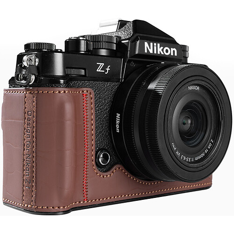 Leather Half Case Kit for Nikon Zf (Brown) Image 5