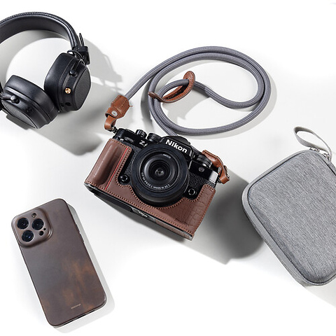 Leather Half Case Kit for Nikon Zf (Brown) Image 6