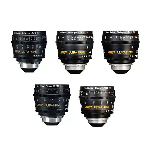 Ultra Prime 5 Cinema Lens Set- 16mm, 24mm, 32mm, 50mm, 85mm T1.9 PL - Pre-Owned Image 0