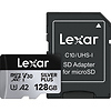128GB Professional SILVER PLUS UHS-I microSDXC Memory Card with SD Adapter Thumbnail 0