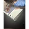 10 x 12 in. Slanted White LED ABS Plastic Light Box with Adjustable Dimmer Thumbnail 1