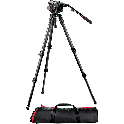 504HD Head with 535 2-Stage Carbon Fiber Tripod System MINT - Pre-Owned Image 0