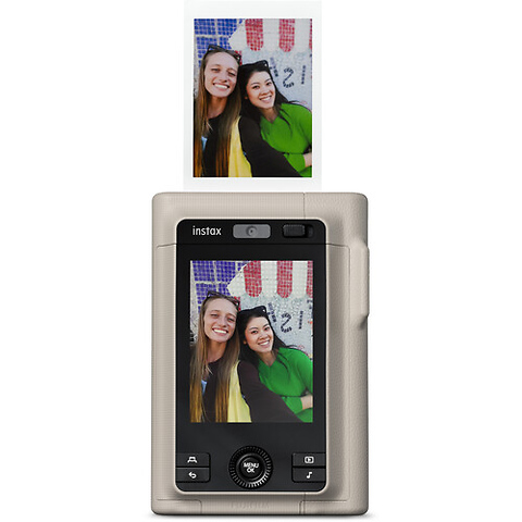 INSTAX Mini LiPlay+ Hybrid Instant Camera (Sand Beige) Image 1