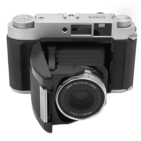 GF670 Folding Medium Format Camera with 80mm f/3.5, Silver - Pre-Owned Image 1