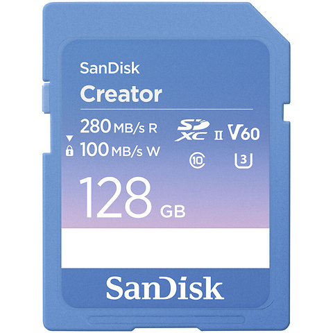 128GB Creator Series UHS-II SDXC Memory Card Image 0