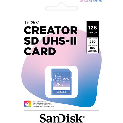 128GB Creator Series UHS-II SDXC Memory Card Image 1