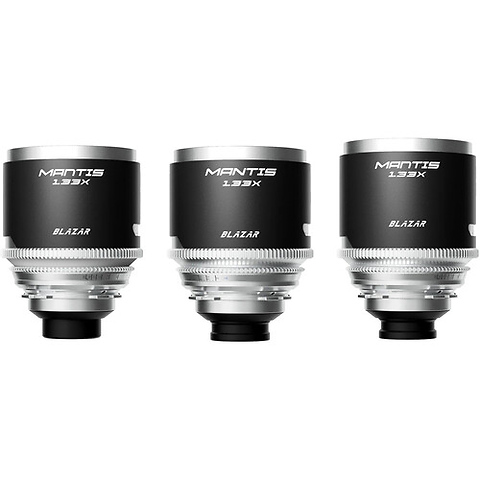 Mantis 1.33X Full Frame Anamorphic 25, 50, 75mm 3-Lens Set (Sony E) Image 1
