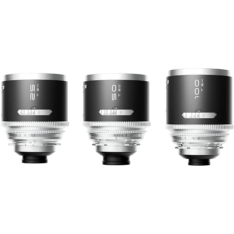 Mantis 1.33X Full Frame Anamorphic 25, 50, 100mm 3-Lens Set (ARRI PL) Image 0
