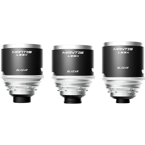 Mantis 1.33X Full Frame Anamorphic 25, 50, 100mm 3-Lens Set (ARRI PL) Image 1