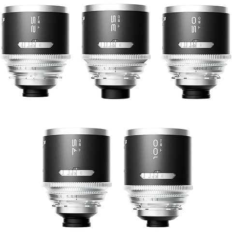 Mantis 1.33X Full Frame Anamorphic 25, 35, 50, 75, 100mm 5-Lens Set (Sony E) Image 0