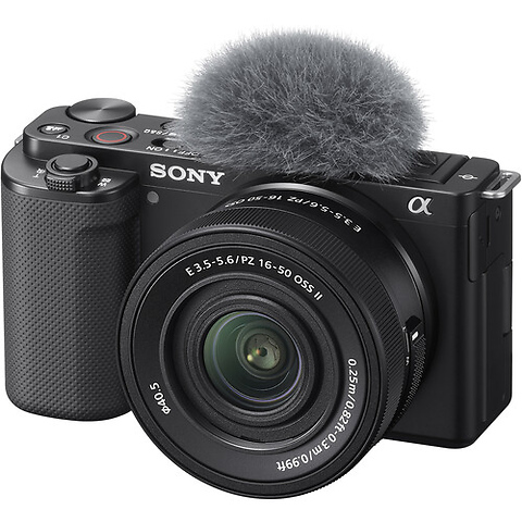 Alpha ZV-E10 Mirrorless Digital Camera with 16-50mm f/3.5-5.6 II Lens (Black) Image 1