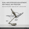 Magnetic Articulating Mounting Kit (Titanium Gray) Thumbnail 9