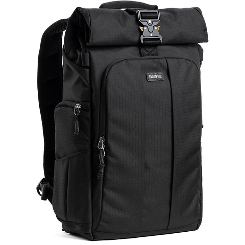 FocusPoint Rolltop Camera Backpack (Asphalt Black, 22 L) Image 0