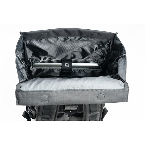 FocusPoint Rolltop Camera Backpack (Asphalt Black, 22 L) Image 4