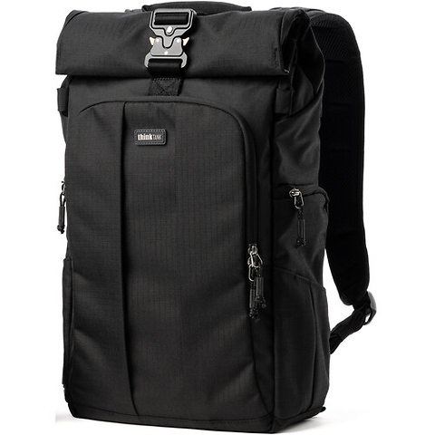 FocusPoint Rolltop Camera Backpack (Asphalt Black, 22 L) Image 5
